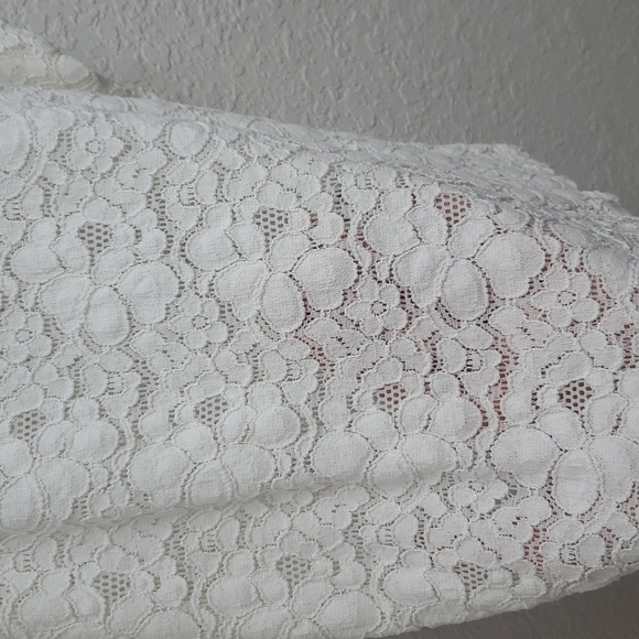 Kohl's White Lace Tank Top Sz L NWOT - Picture 3 of 4